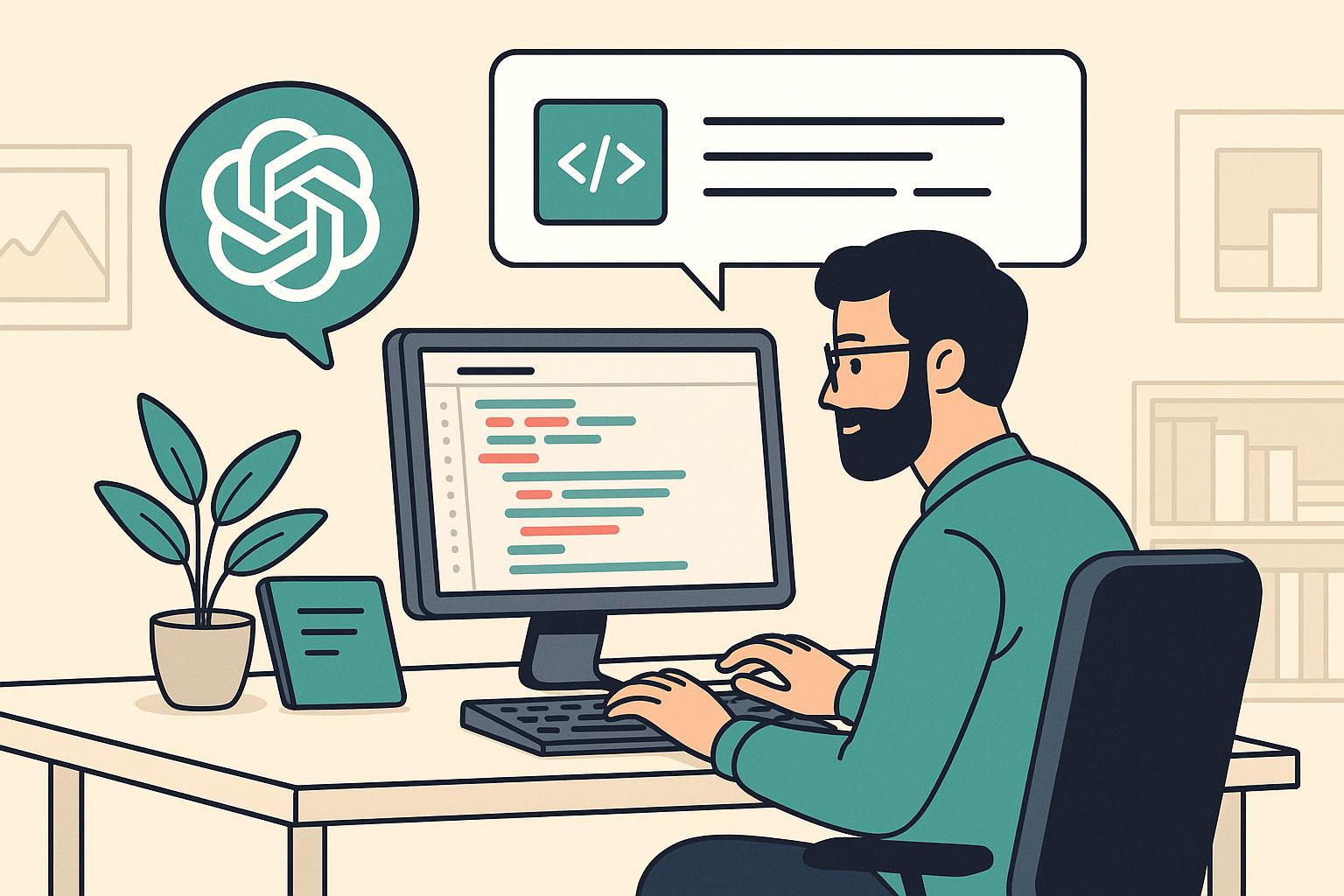 챗GPT와 GitHub 연동: 코드 리뷰 요약 및 설명 생성 모습