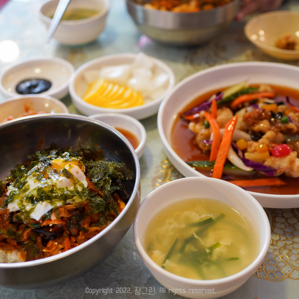 형제반점-중화비빔밥-탕수육