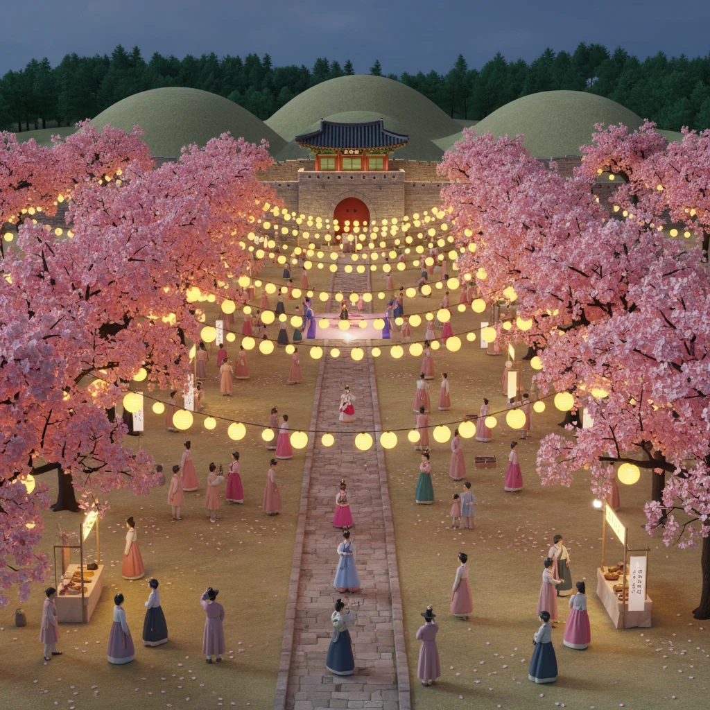 경북 고령 벚꽃 여행 지산동 고분군 ..