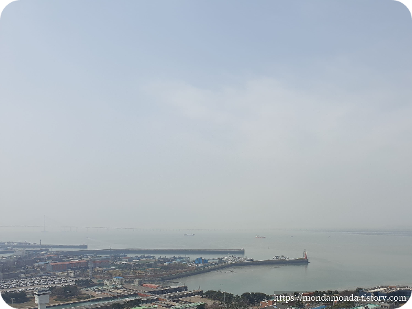 월미공원전망대에서 바라본 서해바다1.