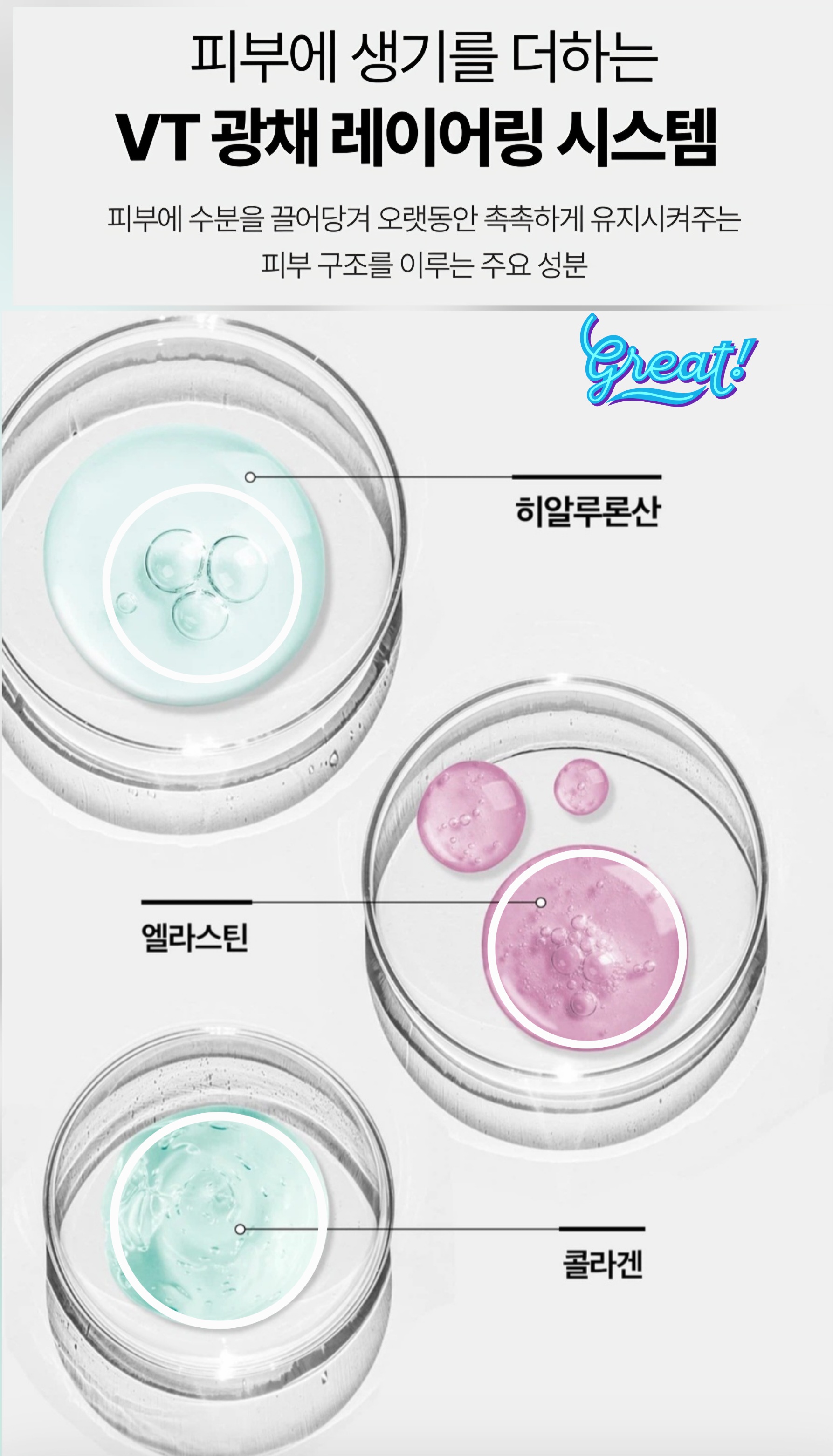 VT PDRN 광채 토너 나이아신아마이드 판테놀 주요 성분
