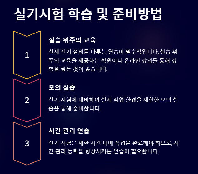 전기기능사 실기시험 준비방법
