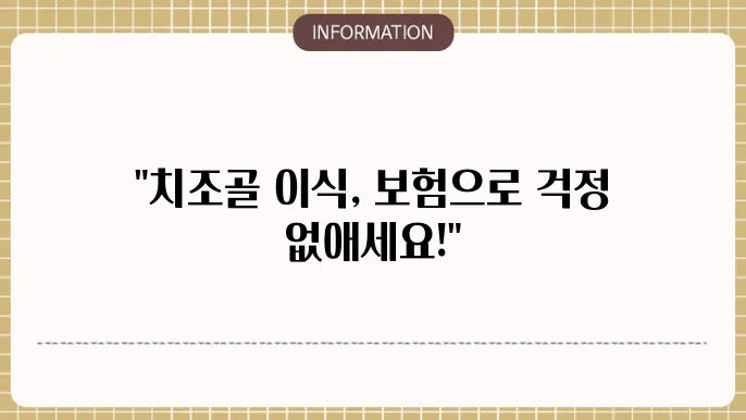 치조골 이식수술 실비보험: 고비용 수술 대비