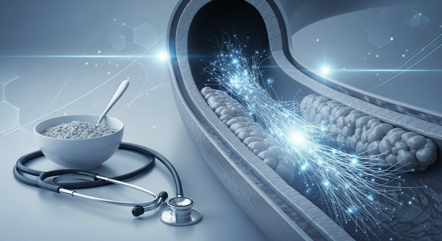 혈관그림과 귀리-청진기