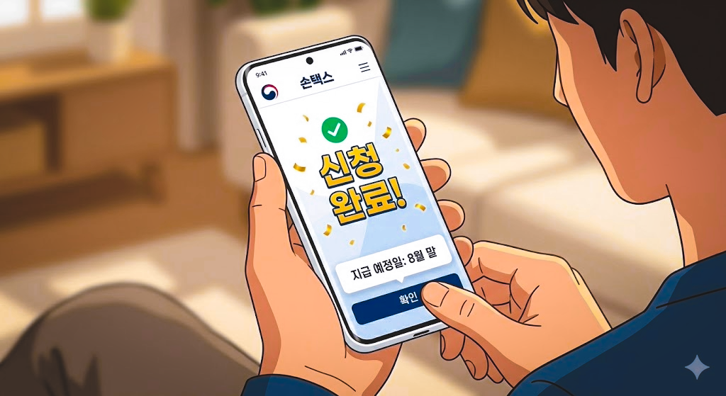 손텍스로 간편하게 근로장려금 신청하기