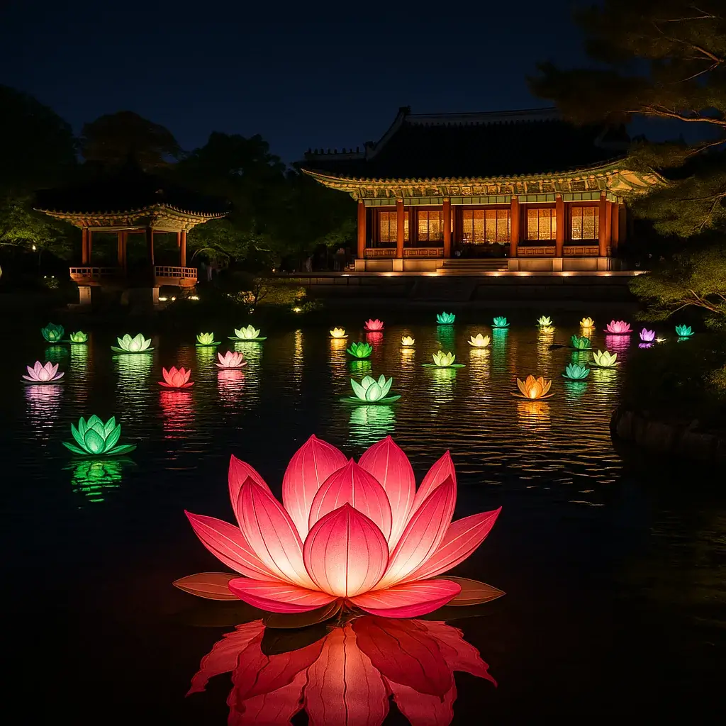 창경궁 물빛연화 전시회