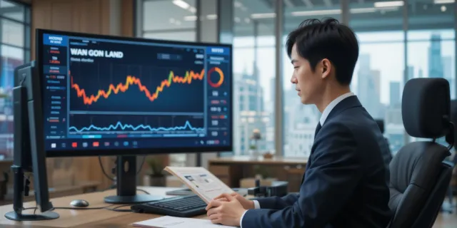 강원랜드 주가 분석 보고서 발표 중인 증권 전문가