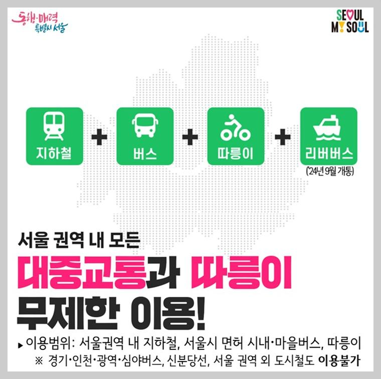 모바일 티머니 교통 카드 사용법