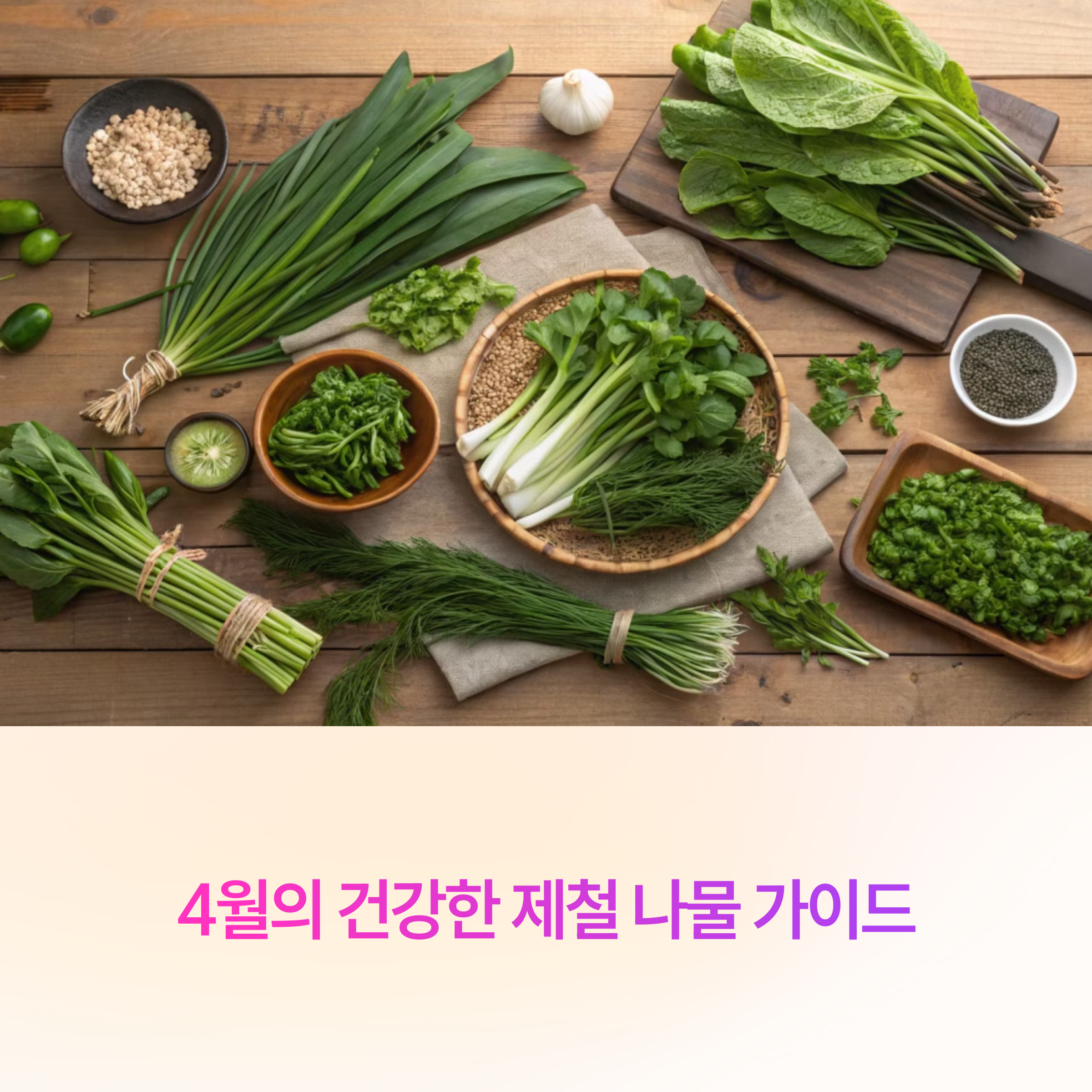 요즘 핫한 '4월 제철 나물' 어디서 사면 좋을까?