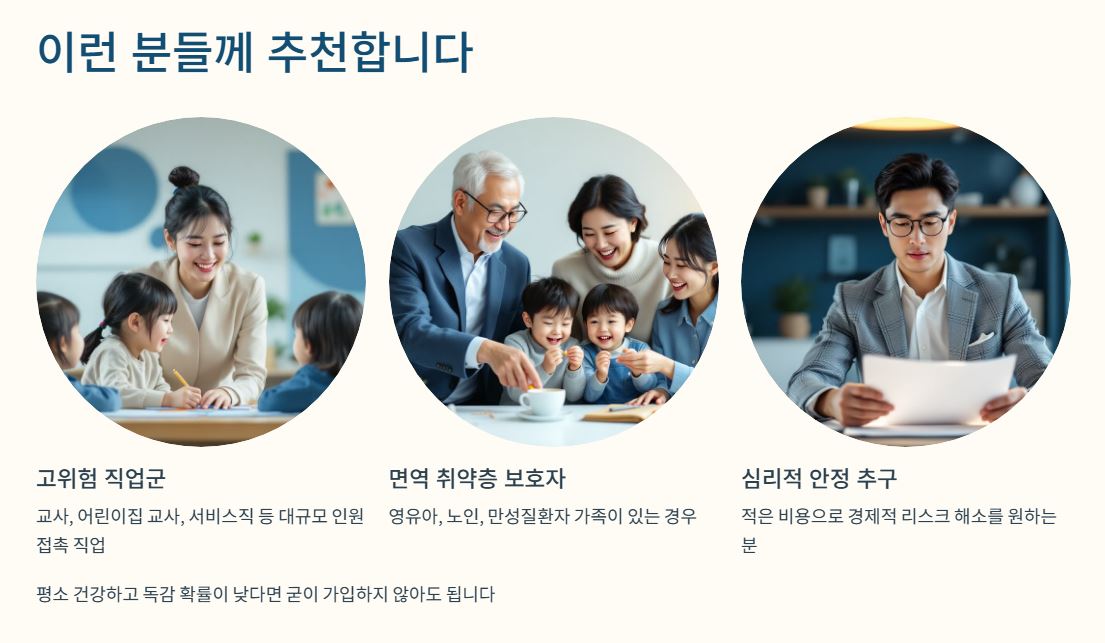 독감보험 추천 대상