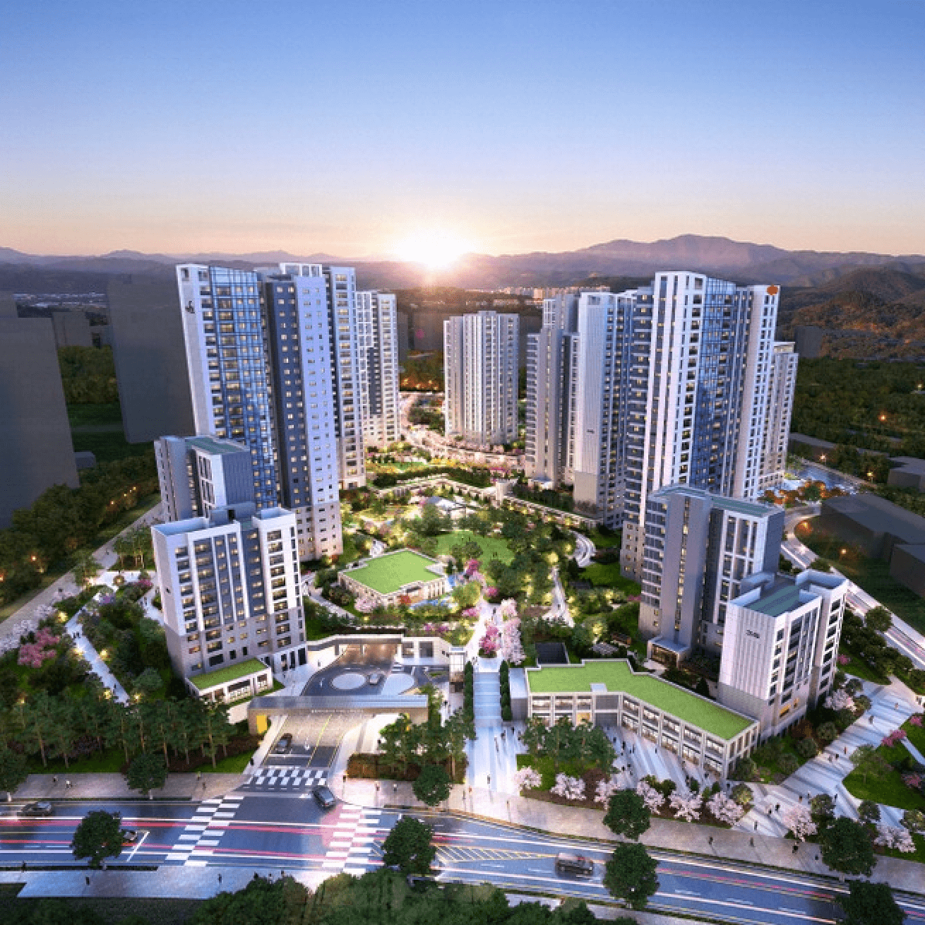 동탄 레이크파크 자연& e편한세상