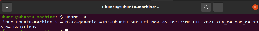 Ubuntu 버전 확인
