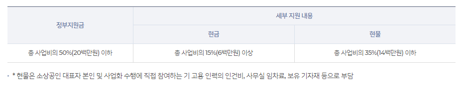 폐업 자영업자 소상공인 지원금: 경영 개선 사업화 지원금