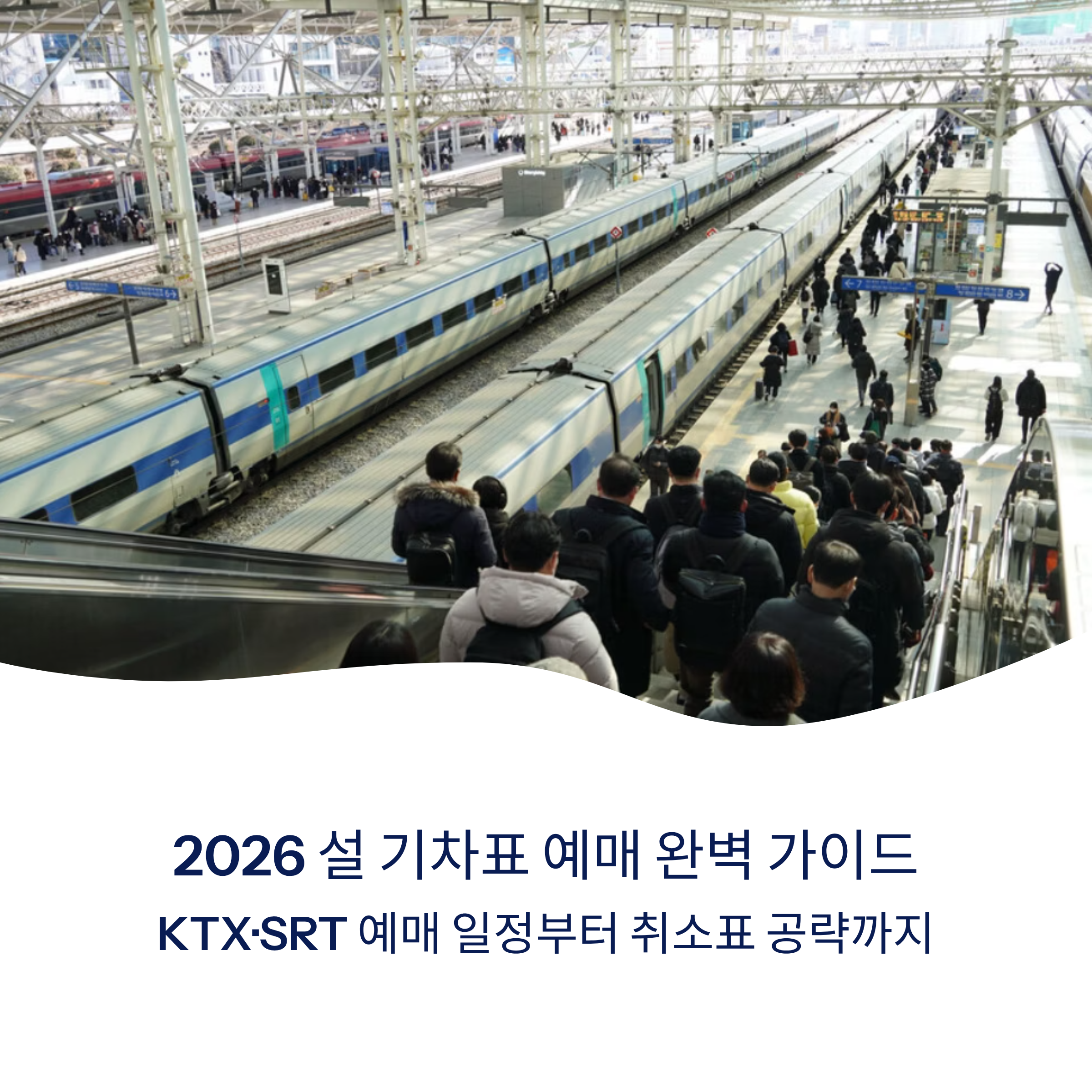 2026 설 기차표 예매, KTX·SRT 일정과 방법 완벽 정리