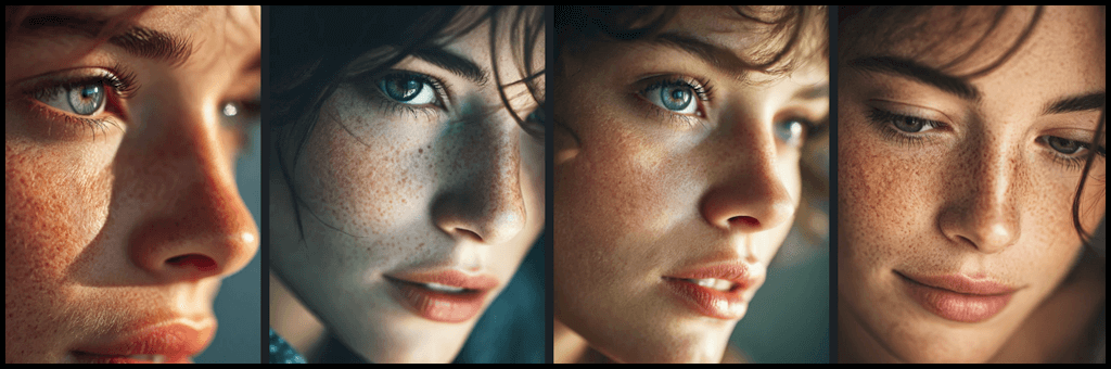 자연스러운 피부 질감과 소프트 조명이 적용된 Midjourney 실사 인물 이미지