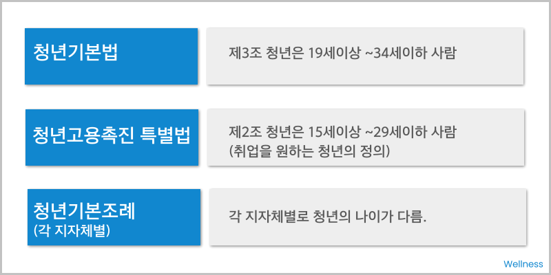 청년나이의 법적기준