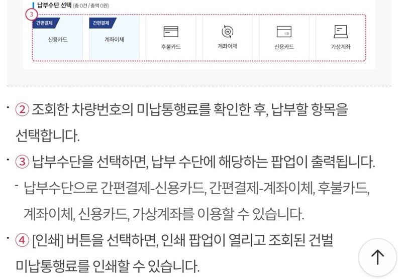 하이패스 미납요금 납부 조회 3분 가이드｜차량번호만으로 끝
