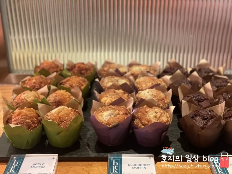 JW메리어트 싱가포르 조식 뷔페 머핀