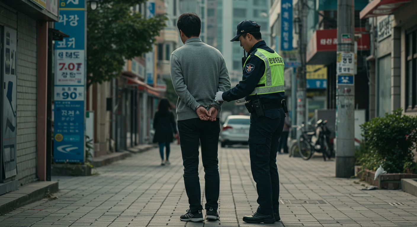 경찰 체포&amp;#44; 수갑 사용&amp;#44; 인권침해