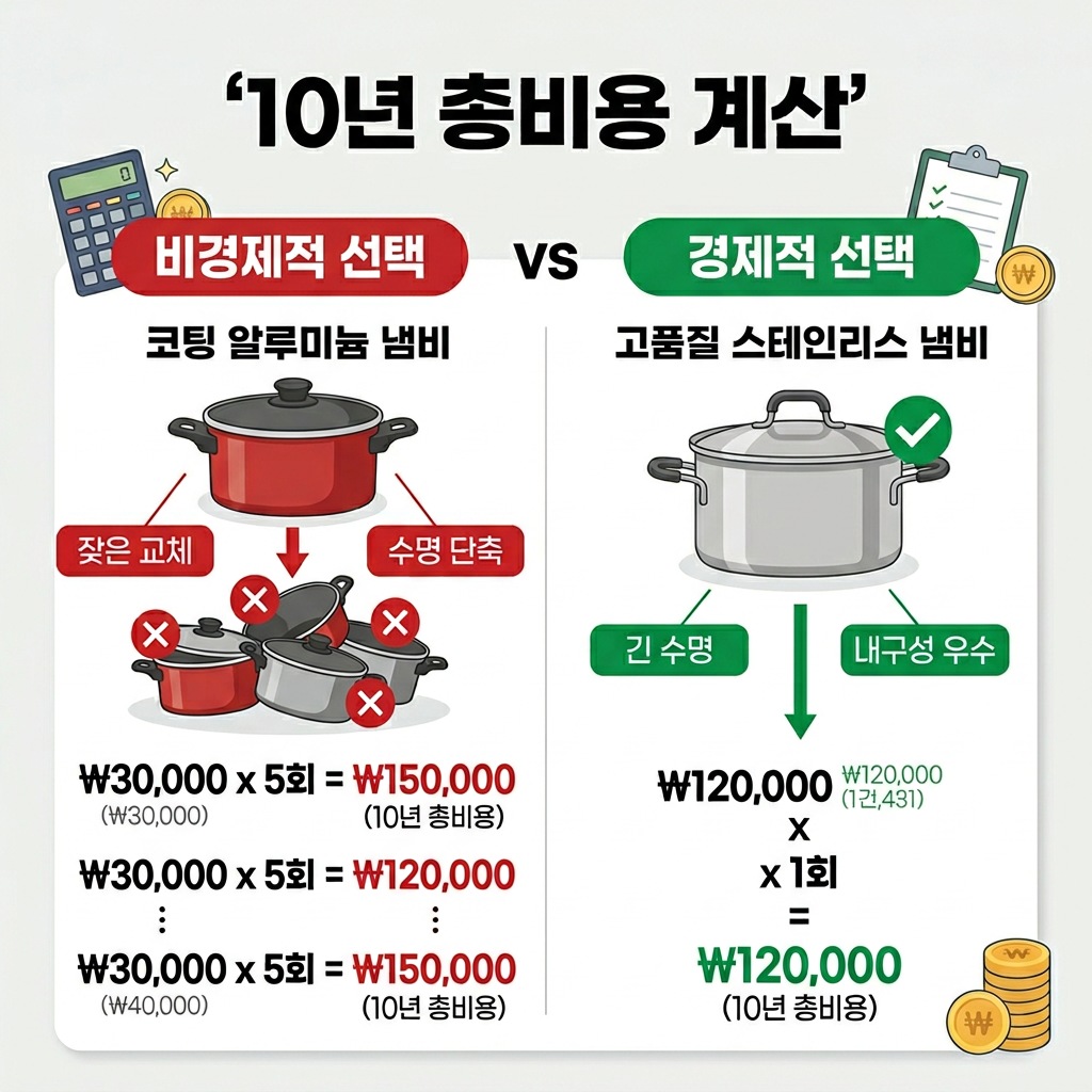 냄비 고르는법 3종 비교