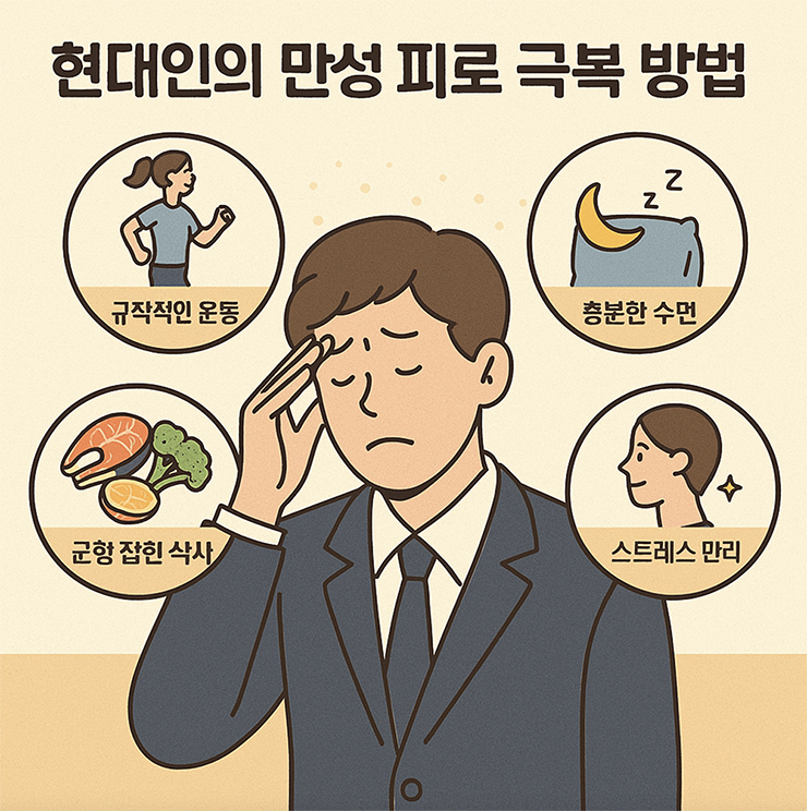 현대인의 만성 피로 원인과 극복 방법