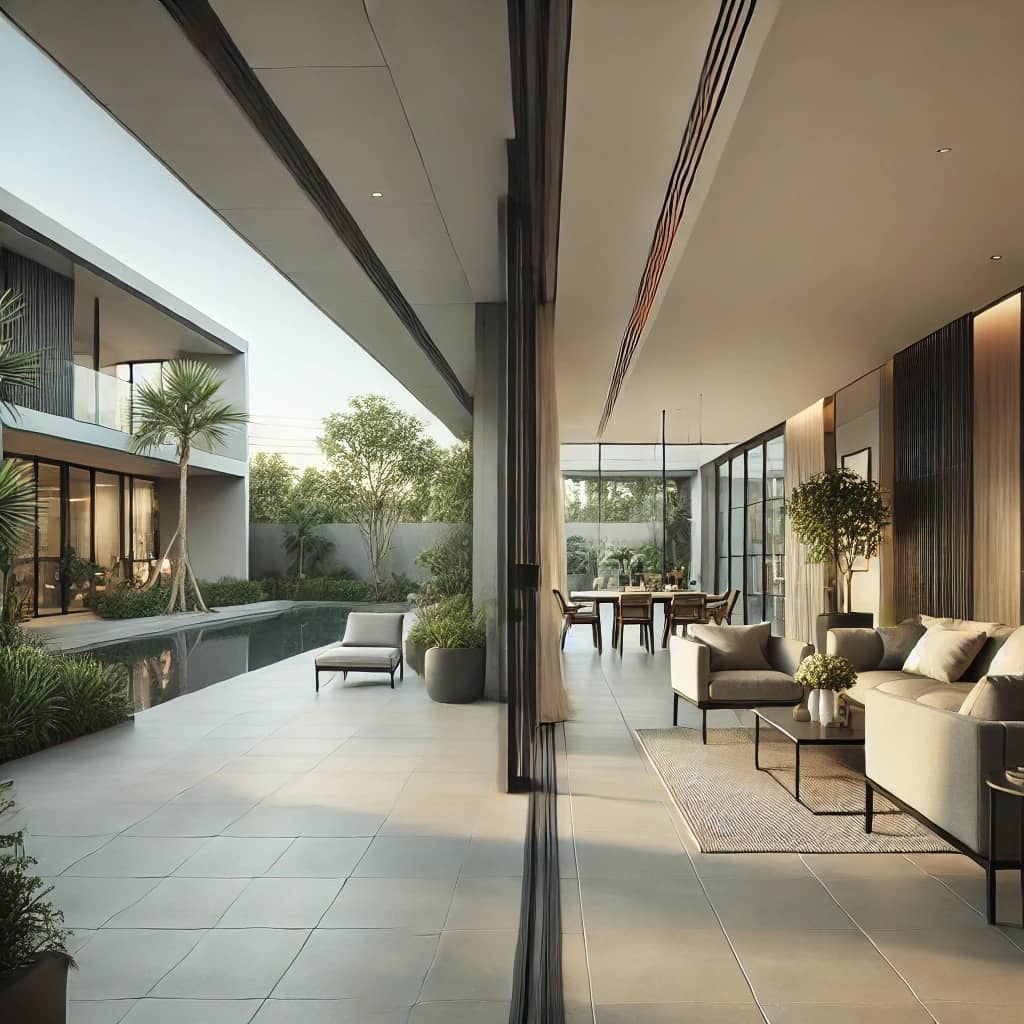 거실과-베란다를-연결하는-타일-아이디어