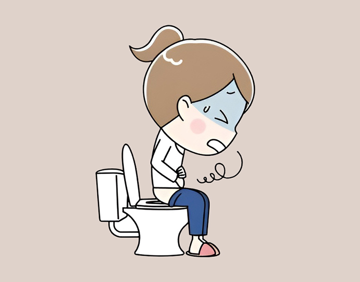 배뇨-통증으로-고통스러운-여성