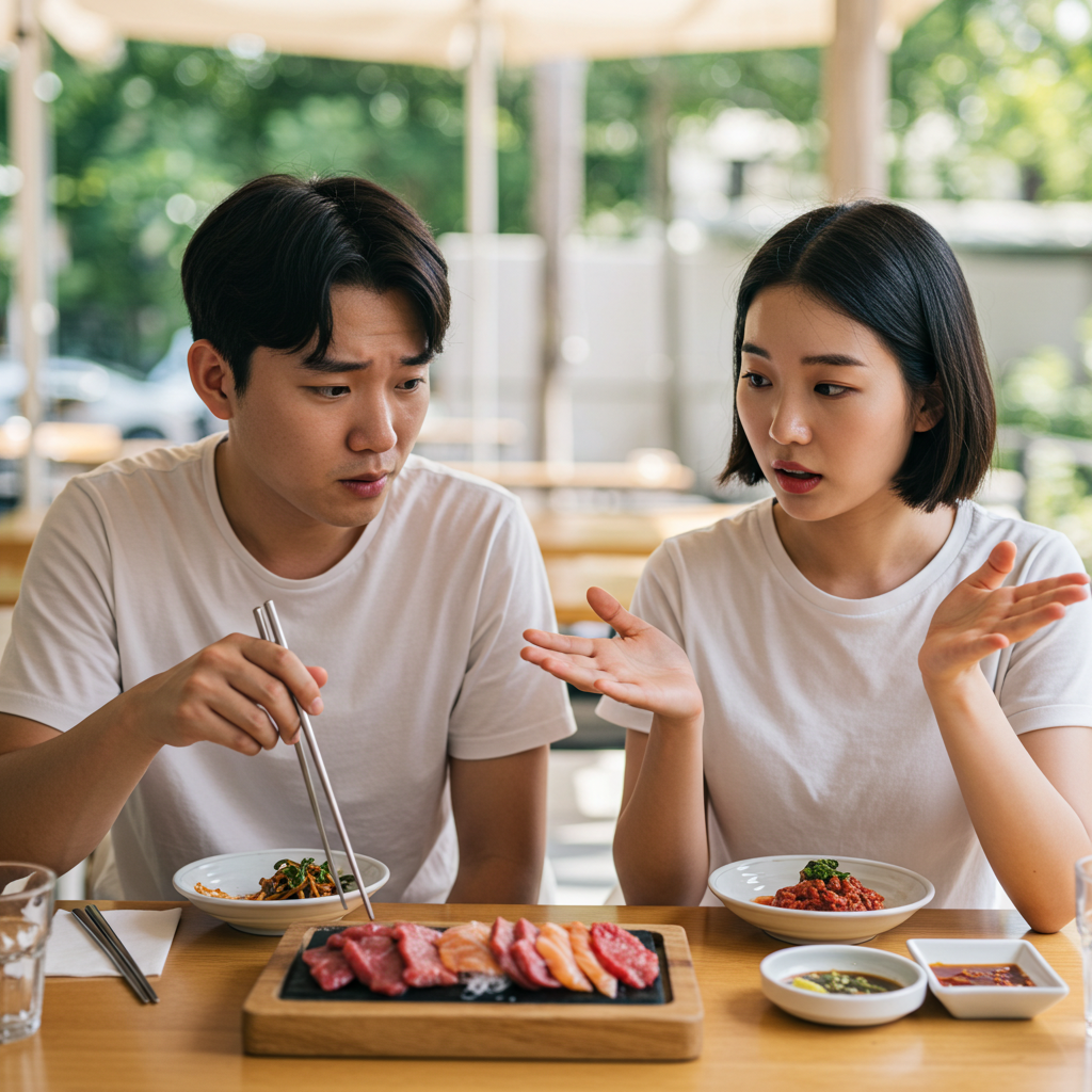 식당 여름 음식