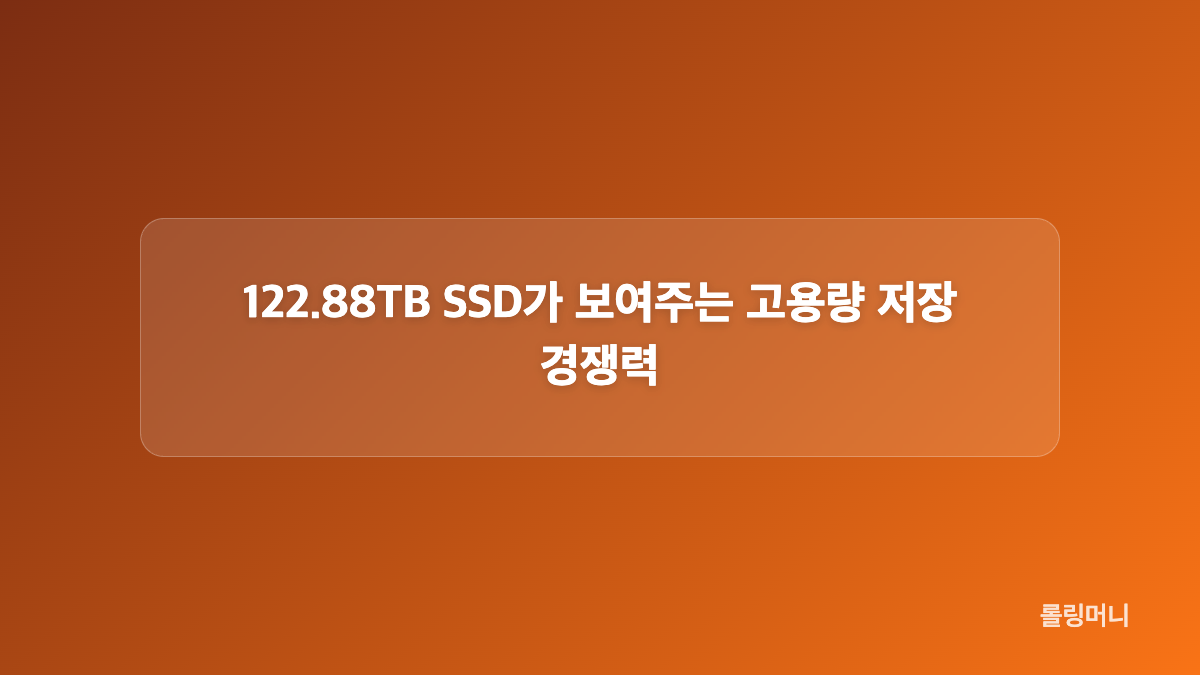 AI 데이터센터에서 eSSD가 필요한 이유