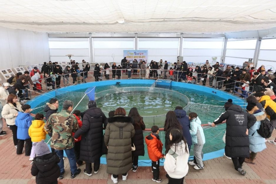 추울수록 겨울축제 흥행은 쑥쑥 화천산천어축제 평창송어축제