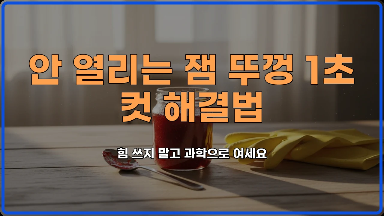 병뚜껑안열릴때