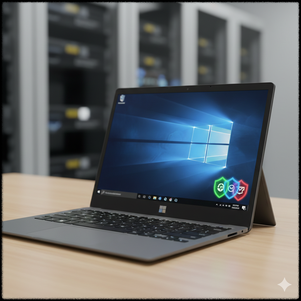Windows PC에서 두 개의 백신 실시간 보호가 동시에 작동하는 모습