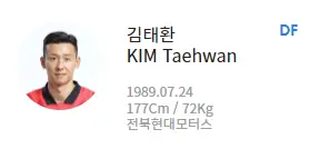 카타르 월드컵-
대한민국 축구국가대표팀 수비수 김태환