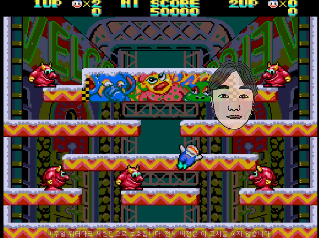 스노우브라더스 게임하기