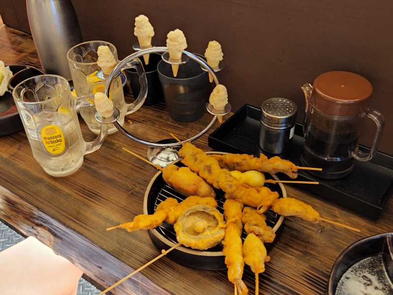 감자_사라다와_쿠시카츠