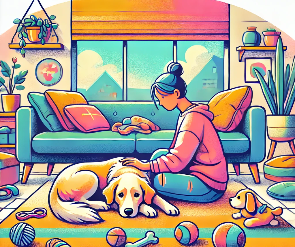 강아지 분리불안에 관한 이미지