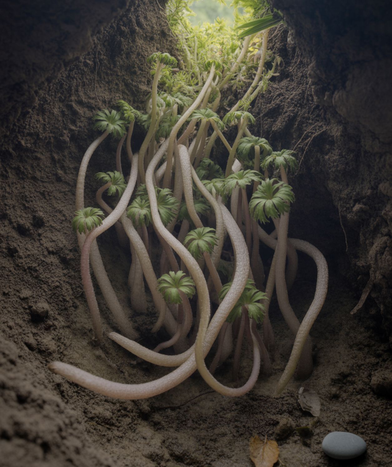 무서운 번식력의 비밀, '땅속줄기'