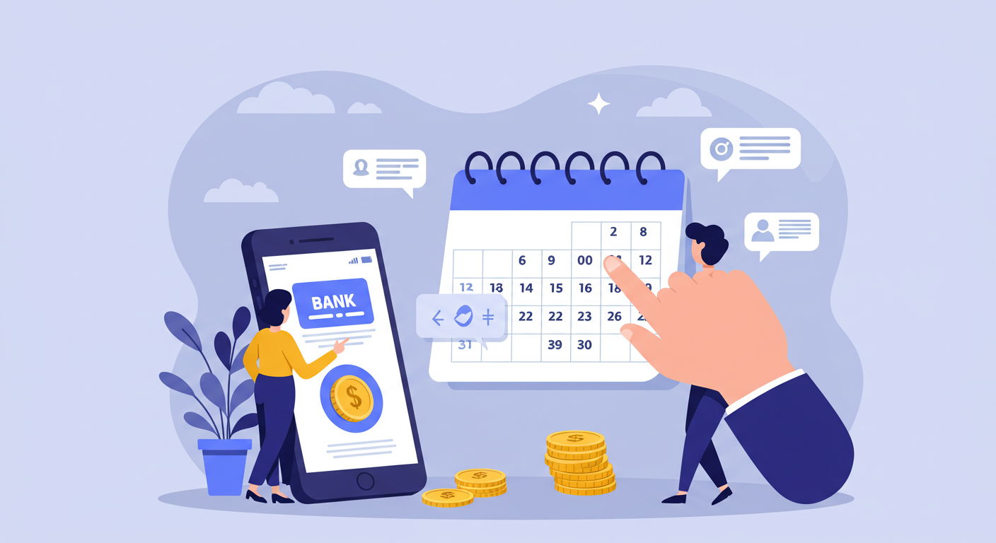 은행 약관에 따른 지연 납입 처리 방식