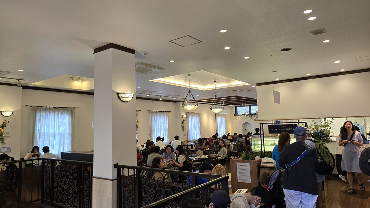 오타루 르타오 본점 카페