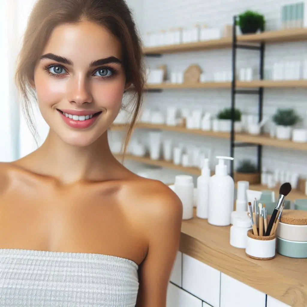 피부,체형관리 샵 배경