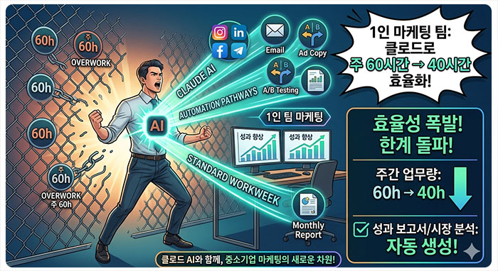 중소기업 마케팅 팀장: 1인 팀의 한계를 깨는 효율화