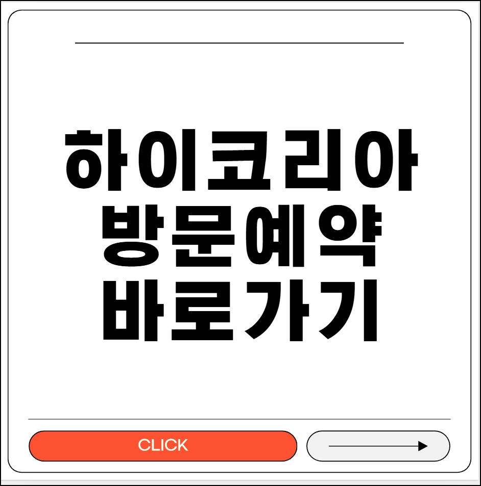 하이코리아 방문예약바로가기