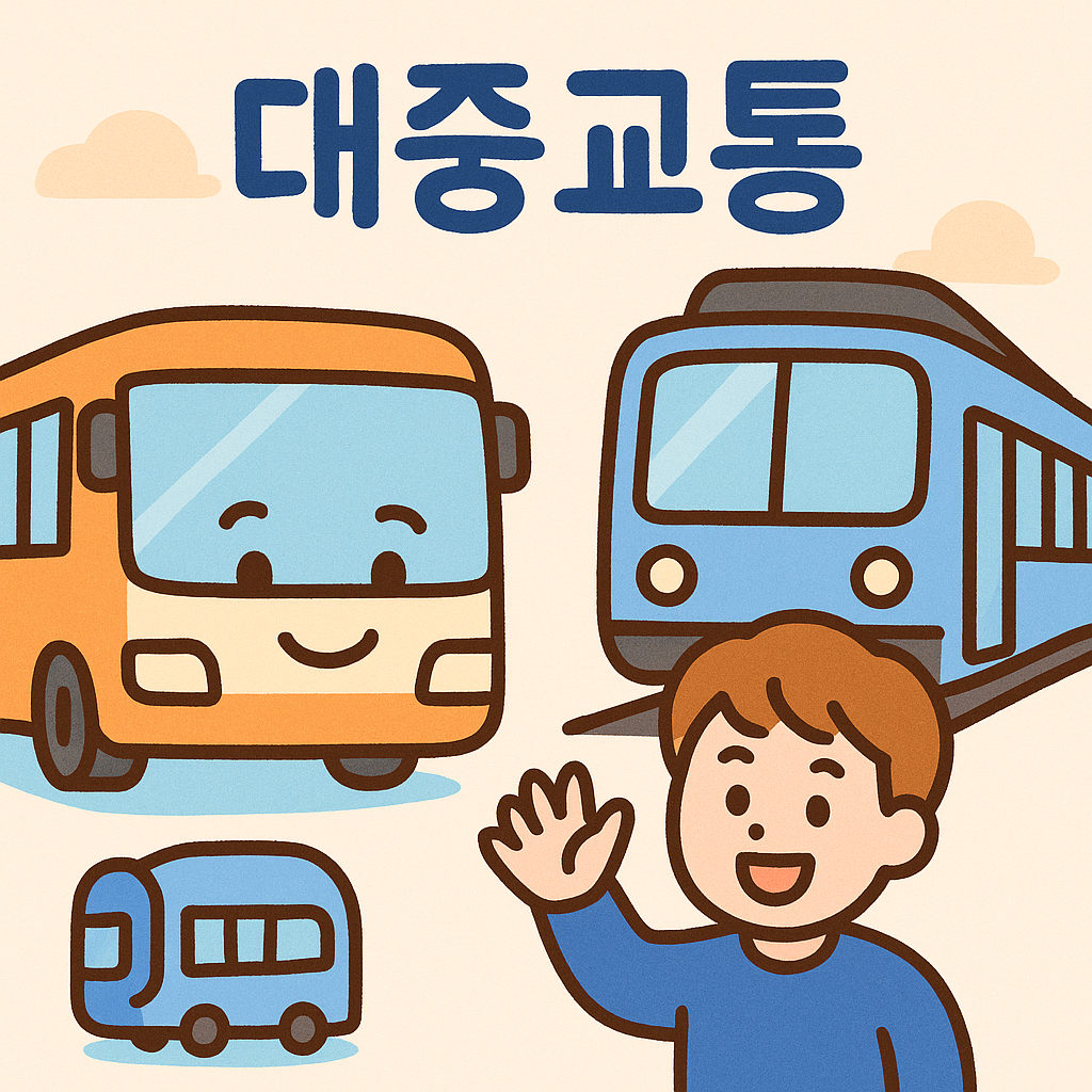 대중교통 이미지 사진
