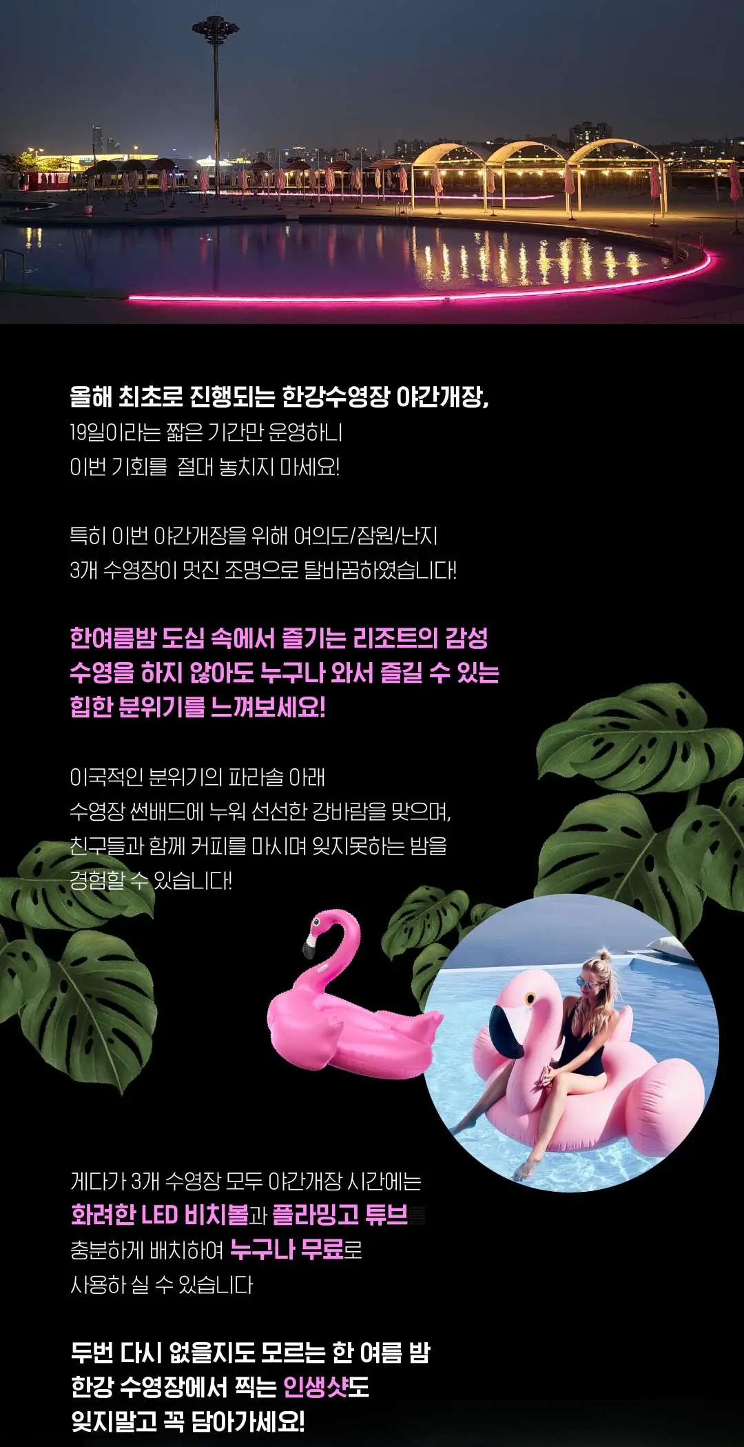 야간개장 특징