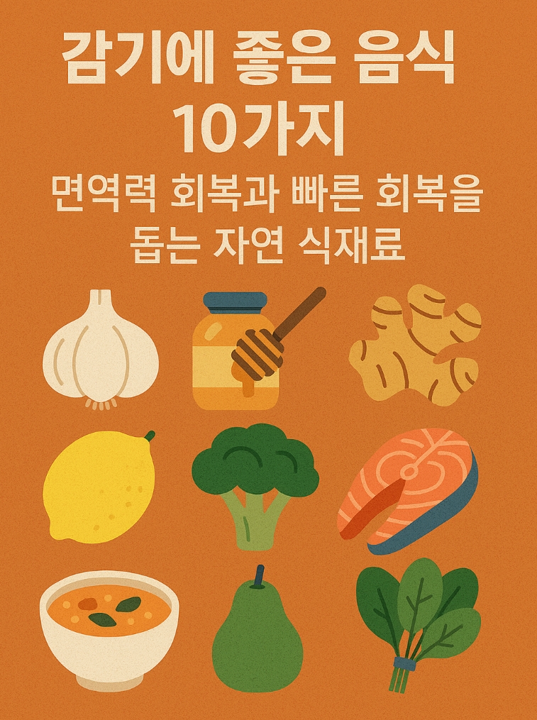 감기에 좋은 음식 10가지