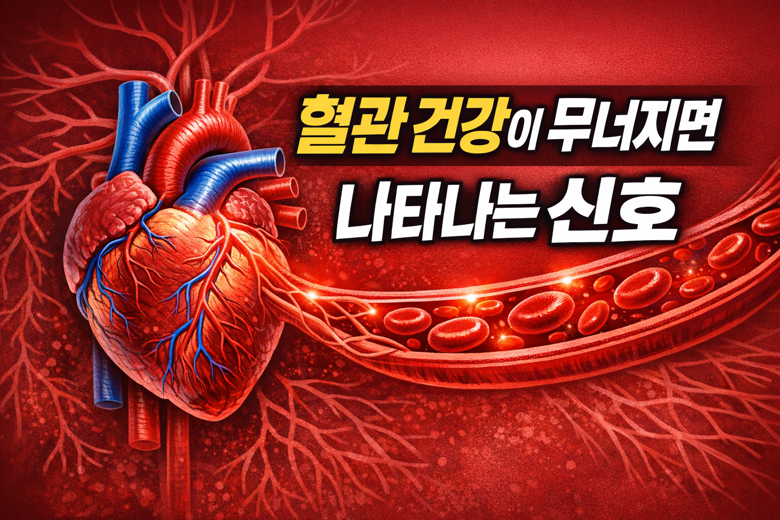 혈관 건강이 무너지면 나타나는 이상 신호 / 피로·어지럼증·손발 저림, 단순한 노화가 아닐 수 있습니다