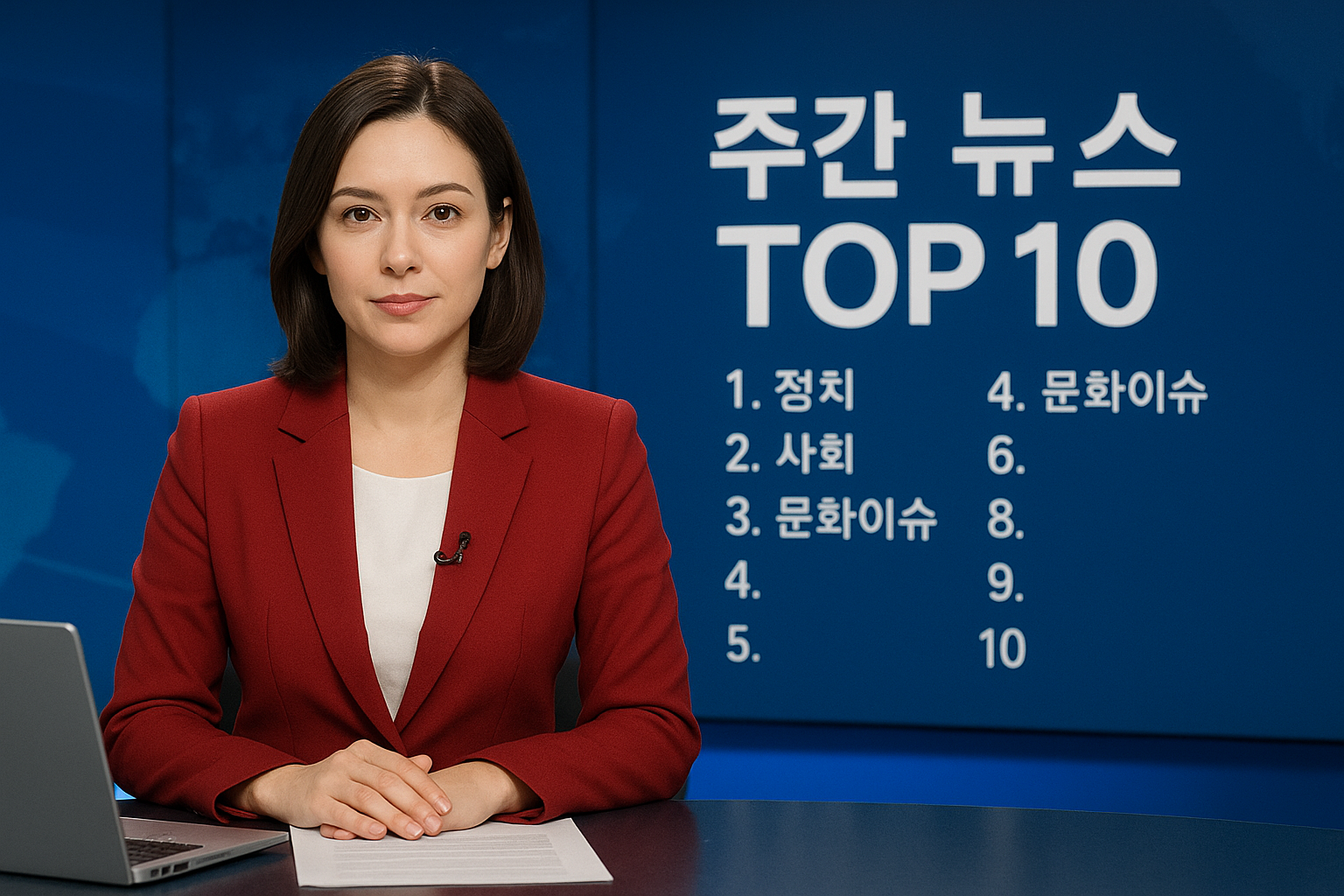주간 뉴스 TOP10 (정치, 사회, 문화이슈 정리)