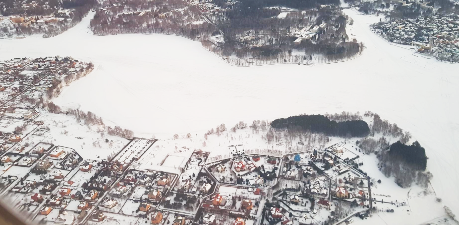 눈 덮힌 러시아 모스크바 셰레메티예보 공항