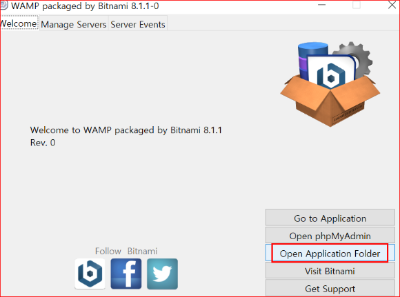 Open Application Folder