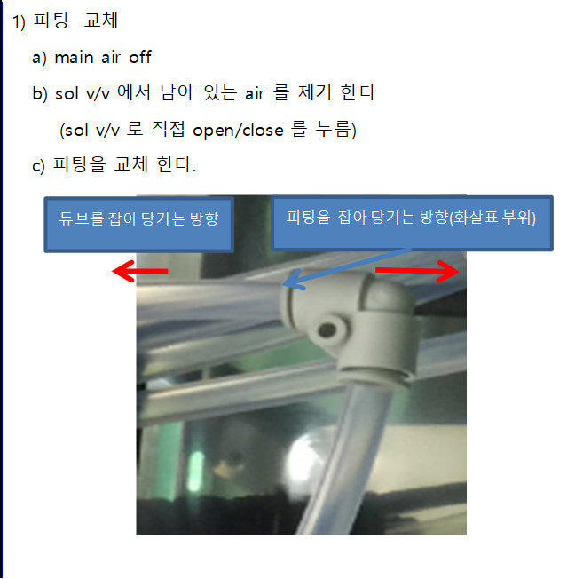 공압 실린더 에어 니크(Leak) 대처 및 튜브/피팅 교체 실무